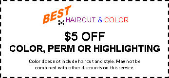 Color, Perm or Highlighting Coupon Color, Perm or Highlighting Coupon