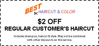 Regular Customer Haircut Coupon Regular Customer Haircut Coupon