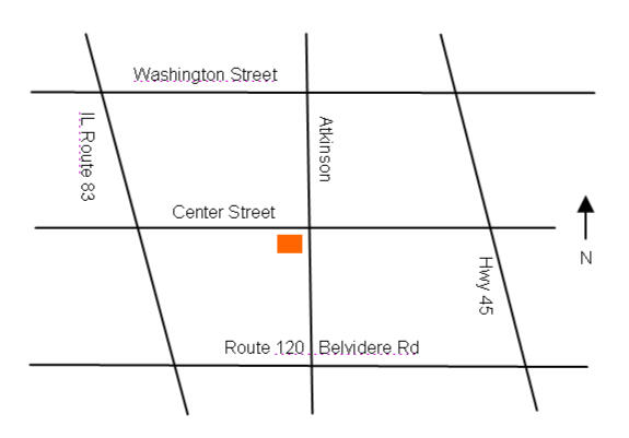 Southwest Corner of Center Street and Atkinson at the Atkinson Center